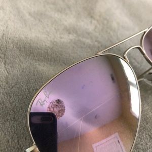 reflective ray bans